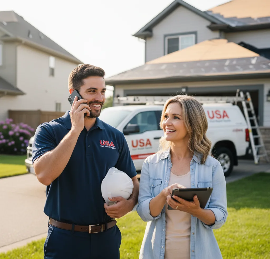 USA Roof Repair Experts customer support in Yellville